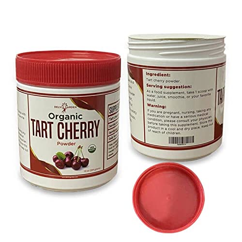 Organic Tart Cherry Powder, 10 Oz. Organic Freeze Dried Tart Che...