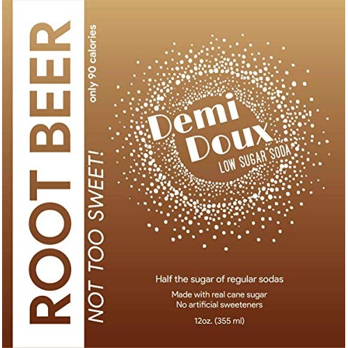 Demi Doux Low Sugar Soda - Healthy Soft Drink Made With Real Can