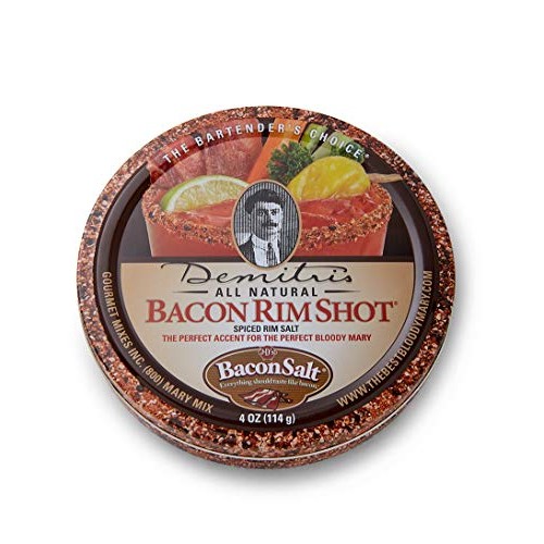 Demitris Bacon Rimshot, Spiced Rim Salt, , 4-Ounce Tins Pack O