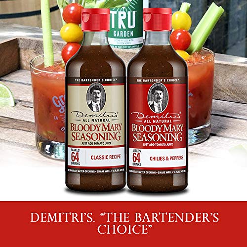 Demitris Bloody Mary Mix Seasoning All Natural - Classic Recipe Demitris Bloody Mary Mix Seasoning All Natural - Classic Recipe