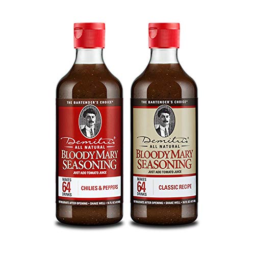 Demitris Bloody Mary Mix Seasoning All Natural - Classic Recipe Demitris Bloody Mary Mix Seasoning All Natural - Classic Recipe