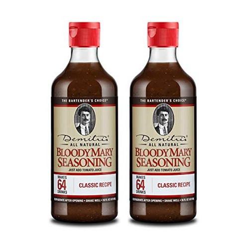 Demitris Classic Bloody Mary Seasoning Mix, 16 0Z Bottles Pack