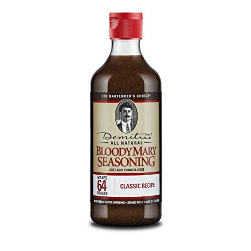 Demitris Classic Bloody Mary Seasoning Mix, 16 0Z Bottles Pack