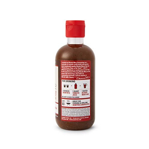 Demitris Extra Horseradish Bloody Mary Cocktail Mix Liquid, 8 Fl...