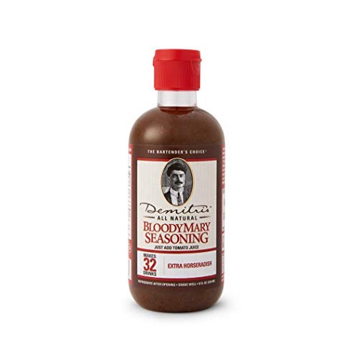 Demitris Extra Horseradish Bloody Mary Cocktail Mix Liquid, 8 Fl...