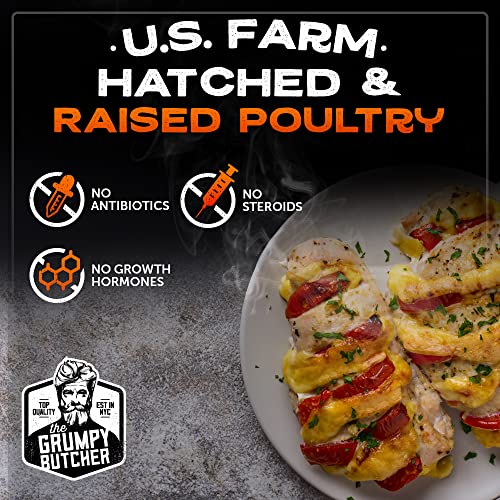 Grumpy Butcher Stuffed Chicken Breast Pack of 6, each 8 oz Bac...