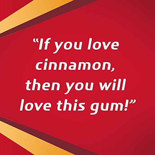 Dentyne Fire Spicy Cinnamon Sugar Free Gum, 9 Packs Of 16 Pieces