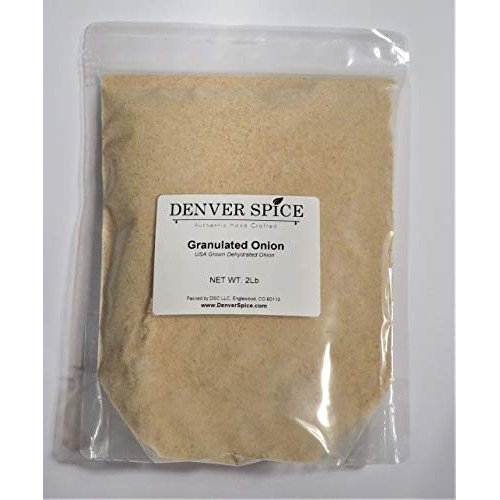 Granulated Onion, Dehydrated - 2 Pounds - Fine Cut Non-Powder