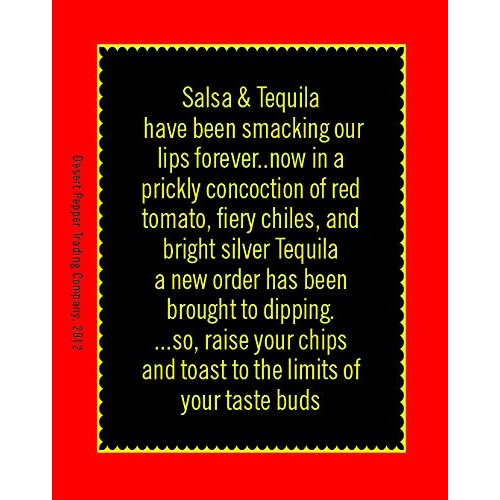 Desert Pepper Tequila Salsa, Medium Burn, 16-Ounce 6 Pack