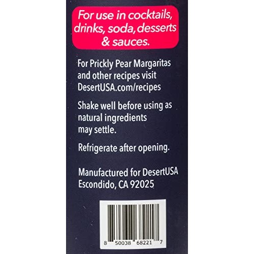 Desertusa’S Prickly Pear Cactus Syrup For Cocktails, Sauces, Pan