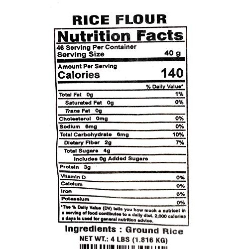 Desi Kitchen Rice Flour 4Lb 64Oz By Rani Foods Inc