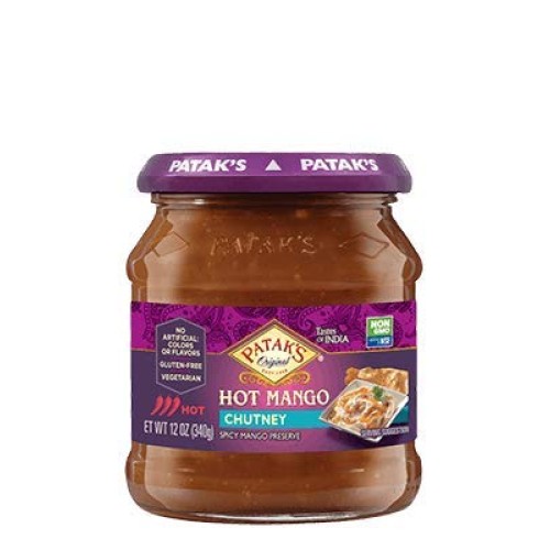 Pataks Chutneys Mix N Match Non GMO 12oz / Hot Mango Chutney, ...