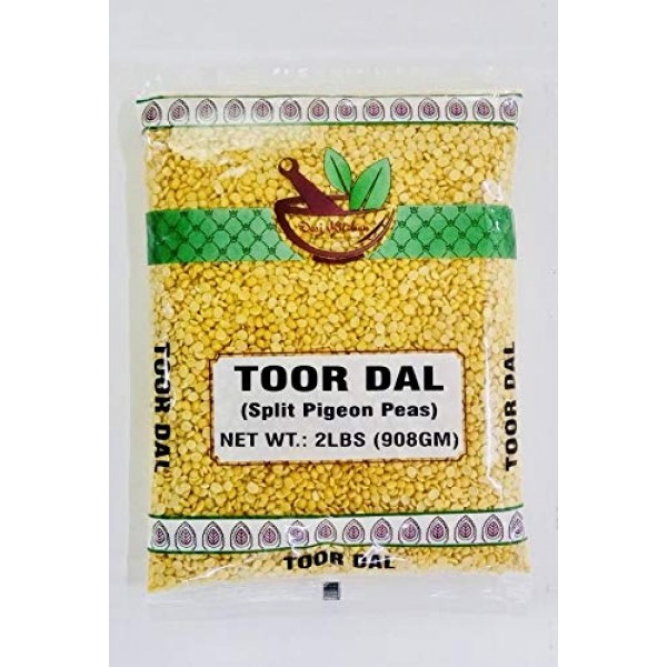 Desi Kitchen Toor Dal Split Pigeon Peas 4Lb By Rani Foods Inc