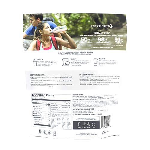 Designer Protein Totally Egg, Classic Vanilla, 12.4 Oz, Paleo An