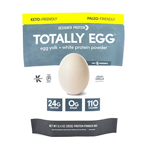 Designer Protein Totally Egg, Classic Vanilla, 12.4 Oz, Paleo An