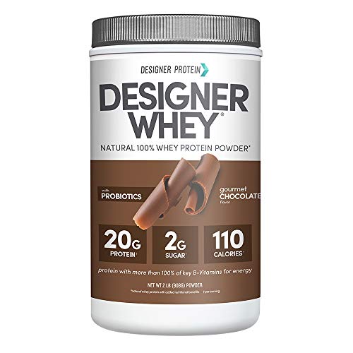 Designer Protein Whey Protein Powder, Gourmet Chocolate, 2 Lb, N