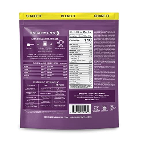 Designer Protein Whey Protein Powder, Non Gmo, Made In Usa Doubl