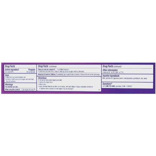 Desitin Rapid Relief Diaper Rash Remedy Cream, 4 Oz Tube