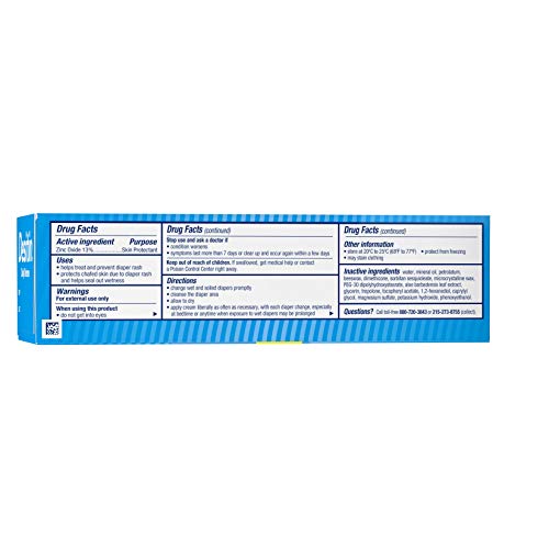 Desitin Rapid Relief Diaper Rash Remedy Cream, 4 Oz Tube