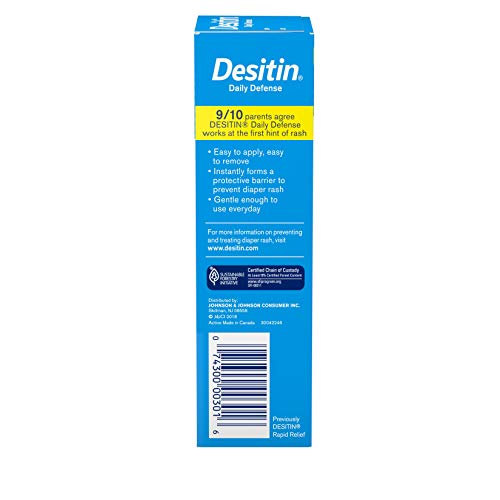 Desitin Rapid Relief Diaper Rash Remedy Cream, 4 Oz Tube
