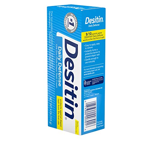 Desitin Rapid Relief Diaper Rash Remedy Cream, 4 Oz Tube
