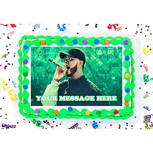Anuel Aa Cake Topper Edible Image Personalized Cupcakes Frosting