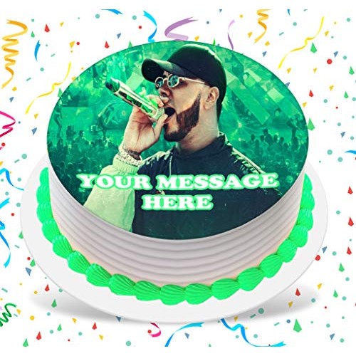 Anuel Aa Cake Topper Edible Image Personalized Cupcakes Frosting