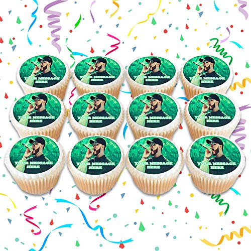 Anuel Aa Cake Topper Edible Image Personalized Cupcakes Frosting