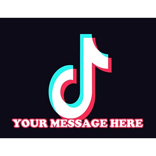 Tiktok Cake Topper Edible Image Personalized Cupcakes Frosting S