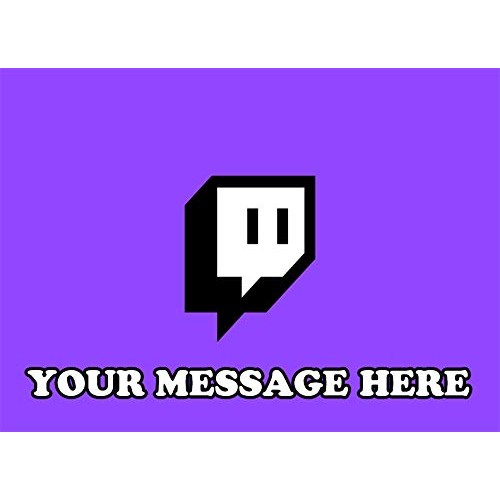 Twitch Cake Topper Edible Image Personalized Cupcakes Frosting S