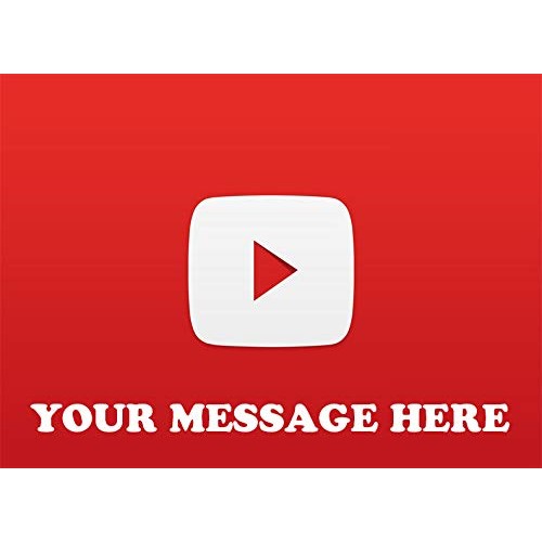 Youtube Cake Topper Edible Image Personalized Cupcakes Frosting