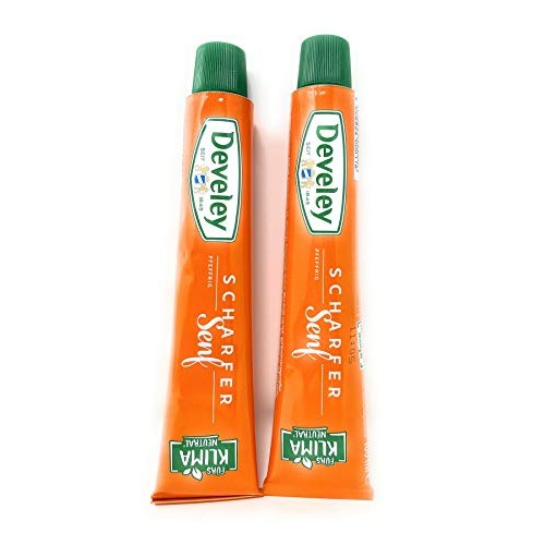 Develey Hot Tube Mustard Imported German Gourmet Mustard, Gourme