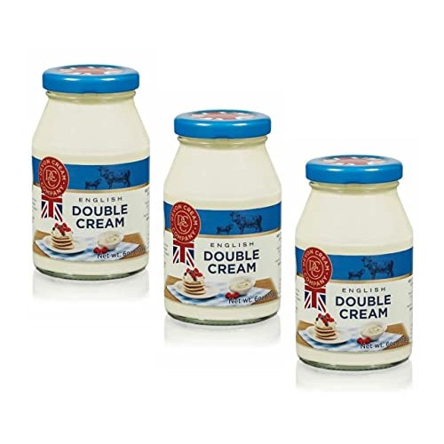 English Double Devon Cream - Pack Of 3-6 Ounce Jars