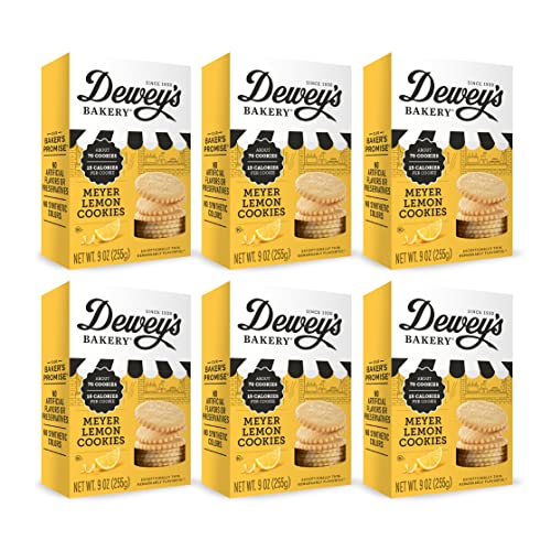 Dewey’S Bakery Meyer Lemon Moravian Cookie Thins | Baked In Smal