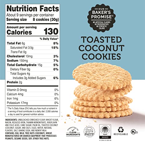 Dewey’S Bakery Toasted Coconut Moravian Cookie Thins | Baked In
