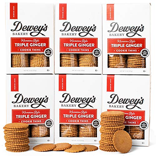 Dewey’S Bakery Triple Ginger Moravian Style Cookie Thins | Baked