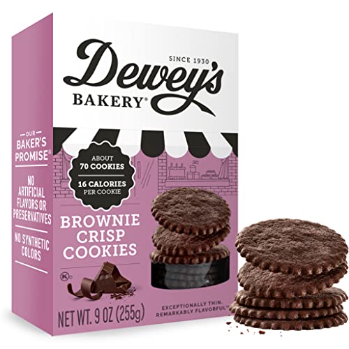 Deweys Bakery Brownie Crisp Cookie Thins | Baked in Small Batch...