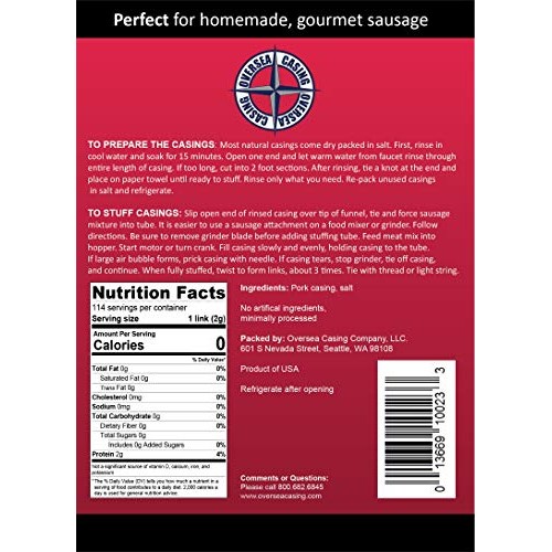 Hog Home Pack Sausage Casings 32Mm 8Oz.