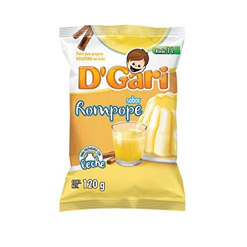 Dgari Gelatin Dessert Eggnog- Dgari Rompope Oz- 5 Pack Rompope