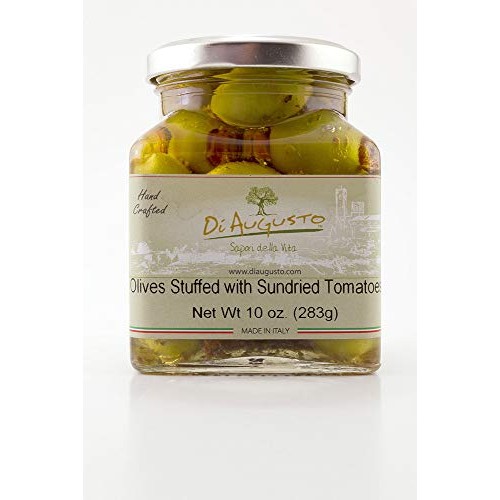 Di Augusto Sundried Tomatos Stuffed Olives In Oil , 10 Oz 283 G