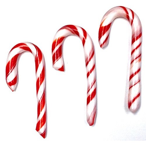 Sugar Free Peppermint Candy Canes, 5 Inches, Set Of 18 Canes By