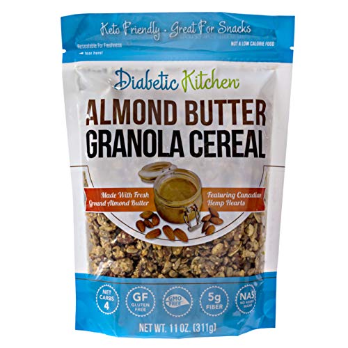 Diabetic Kitchen Almond Butter Keto Granola Cereal - 4G Net Carb