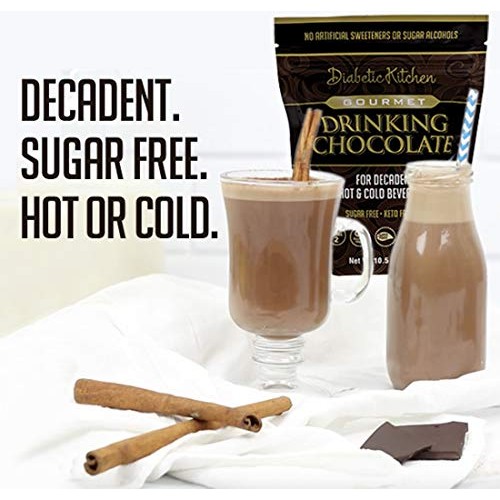 Diabetic Kitchen Gourmet Drinking Chocolate Is Sugar-Free, Keto-