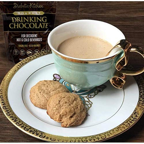 Diabetic Kitchen Gourmet Drinking Chocolate Is Sugar-Free, Keto-
