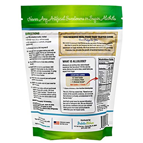 Diabetic Kitchen Sugar Free Brownie Mix - Low Carb Desserts &Amp; Sw