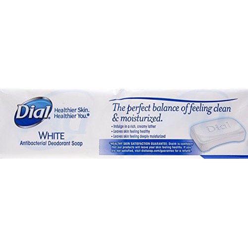 Dial Antibacterial Deodorant Soap, White, 4 Ounce Pack Of 8 Bars