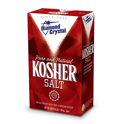 Diamond Crystal Pure And Natural Kosher Salt, 48Oz Pack Of 3