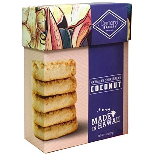 Diamond Bakery Coconut Hawaiian Shortbread Cookies, 4.4 Ounce