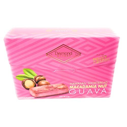 Diamond Bakery Hawaiian Shortbread Macadamia Nut Guava Cookies 4 Oz