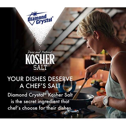 Diamond Crystal Kosher Salt – Full Flavor, No Additives And Less